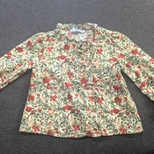 Mayoral Floral Wildlife Ruffle Top